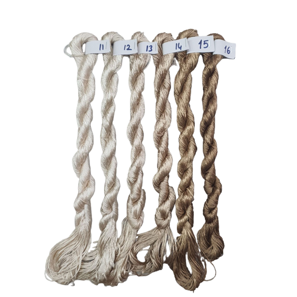 Nakışlık Çamaşır İpeği İpliği No 11 Vizon 6/1