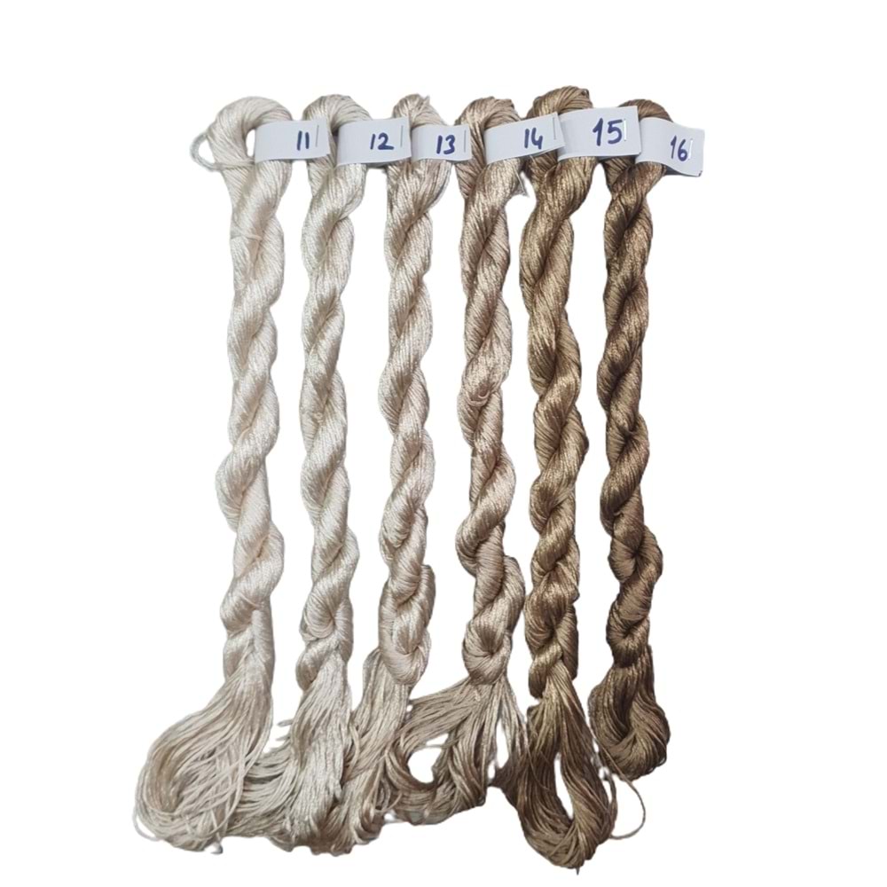 Nakışlık Çamaşır İpeği İpliği No 15 Vizon 6/5