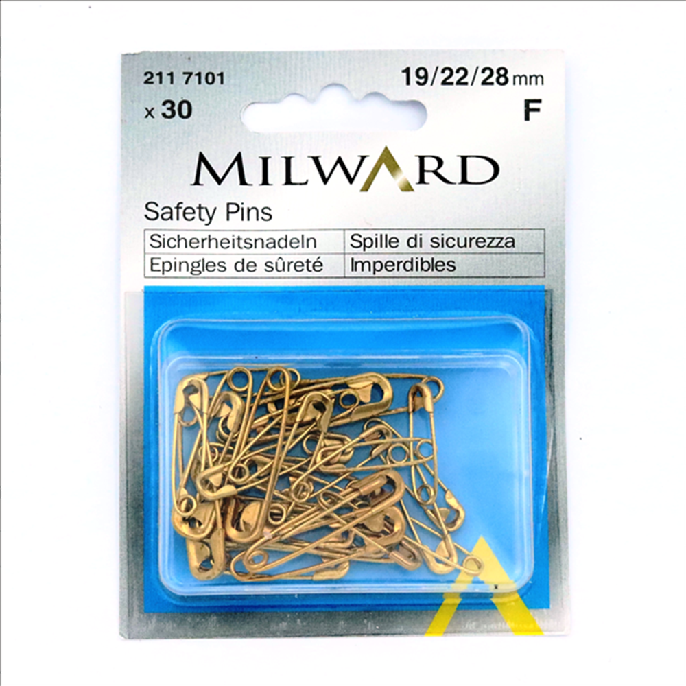 Mılward Çengelli İğne Altın Sarı 30 Lu