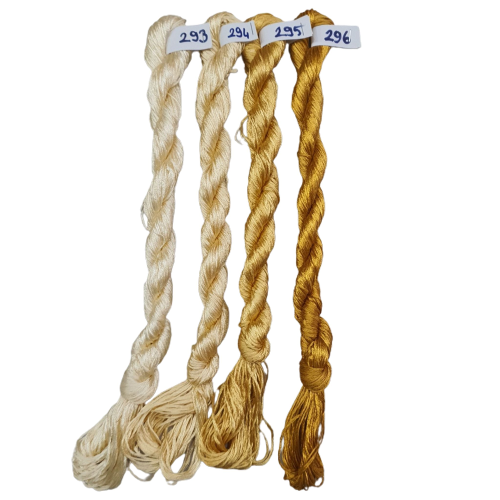 Nakışlık Çamaşır İpeği İpliği No 294 Hardal Sarı 4/2