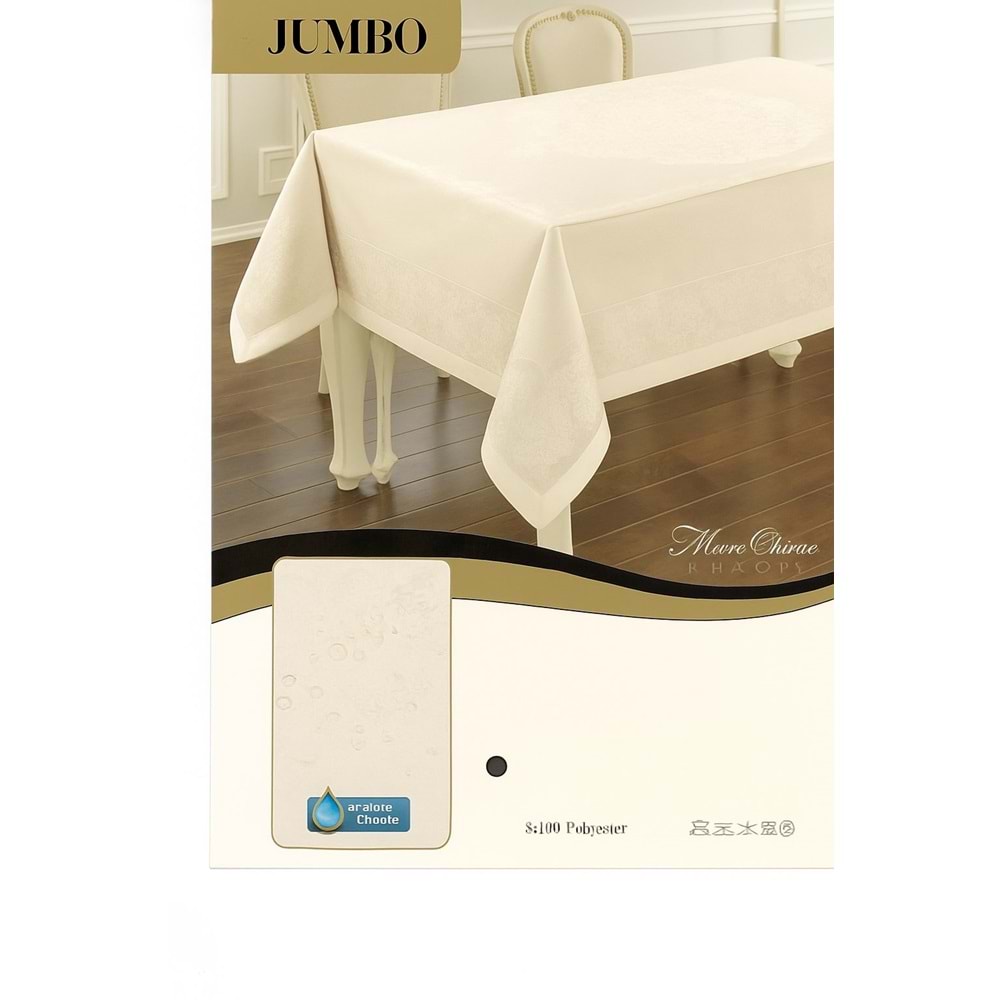 Jumbo Leke Tutmaz Masa Örtüsü 160*220 Cm - TAŞ