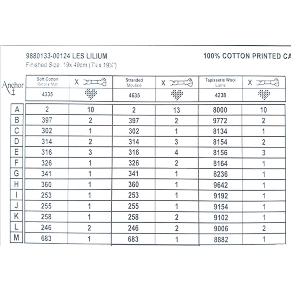 Goblen 20X50 Les Lilium 133124