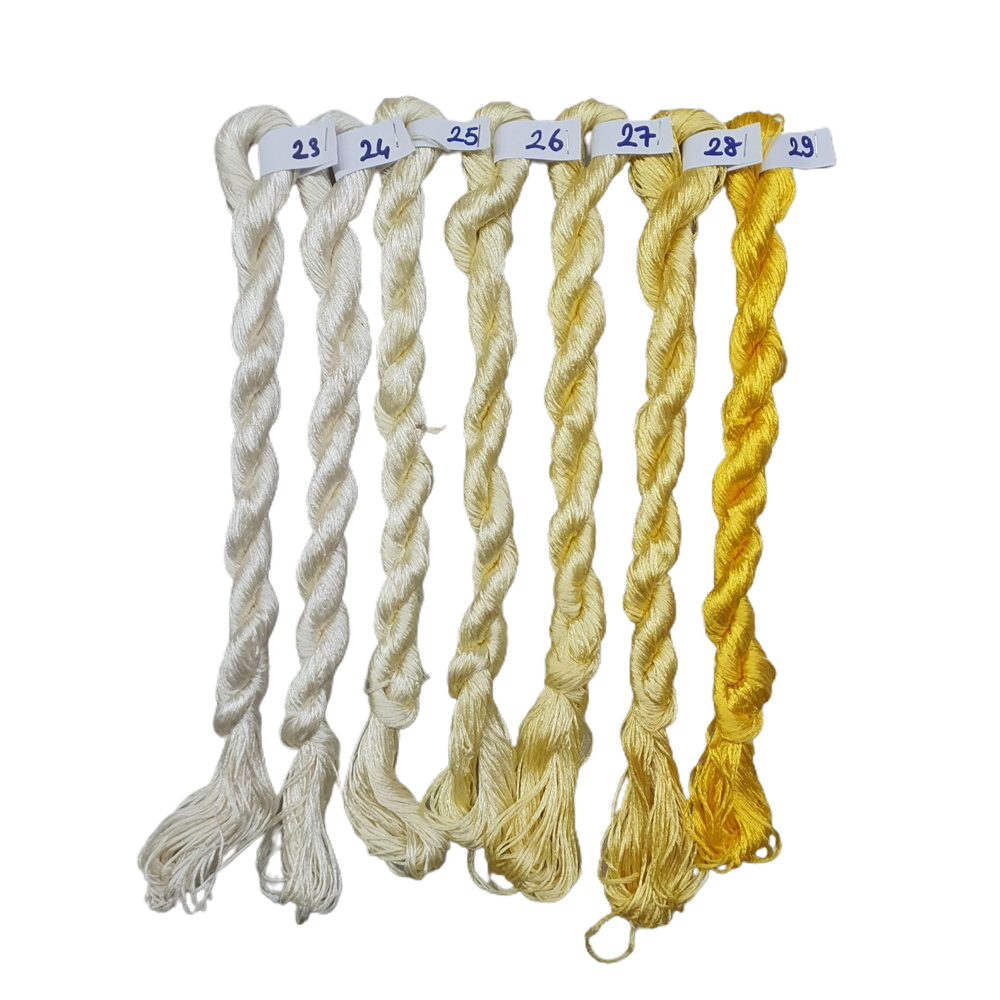 Nakışlık Çamaşır İpeği İpliği No 23-29 Sarı