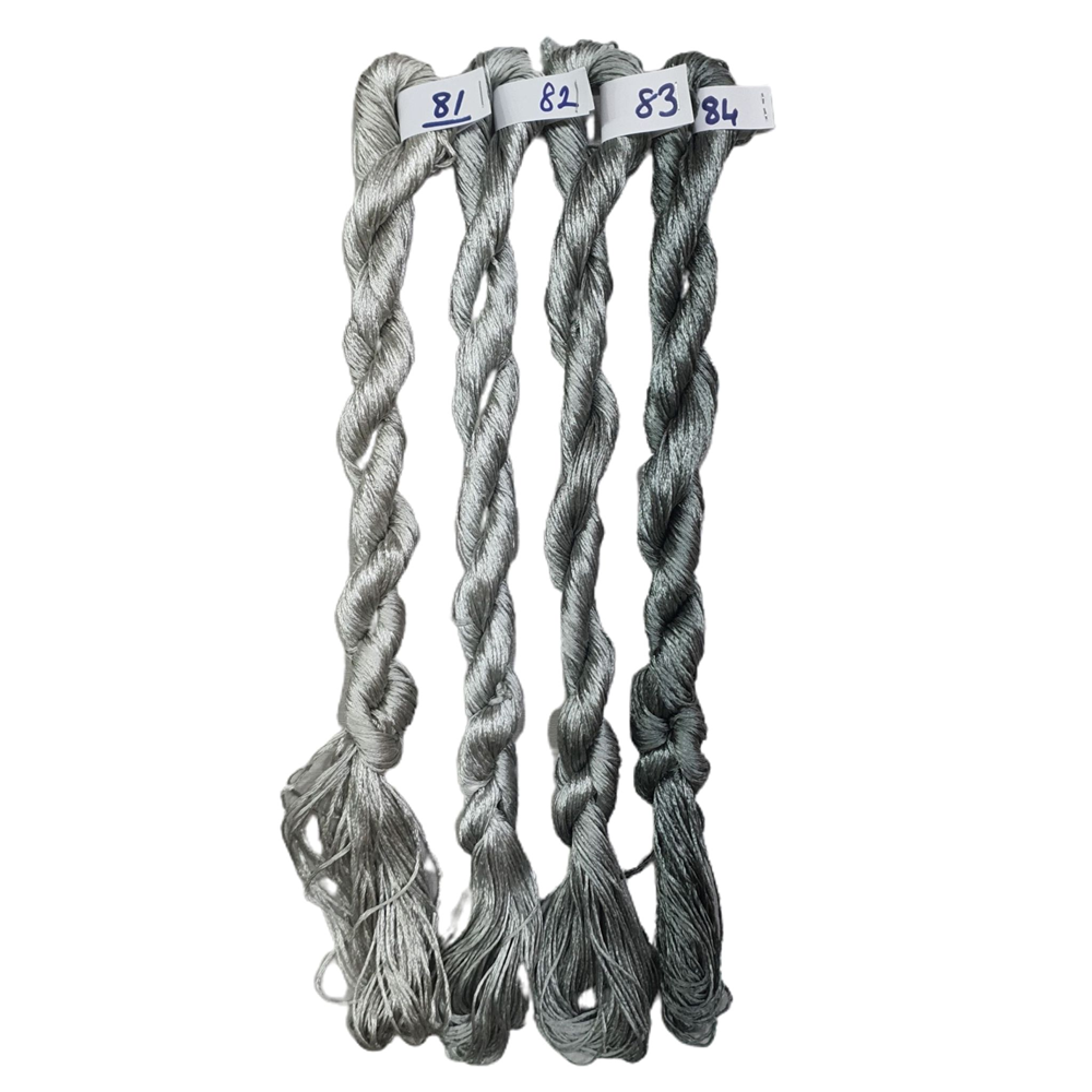 Nakışlık Çamaşır İpeği İpliği No 81-84 Antrisit Mavi