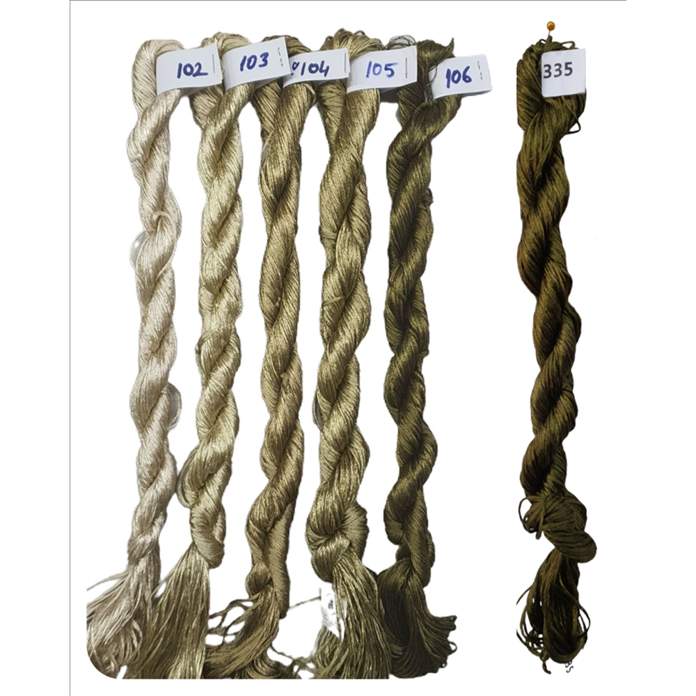 Nakışlık Çamaşır İpeği İpliği No 102-335 Yağ Yeşili