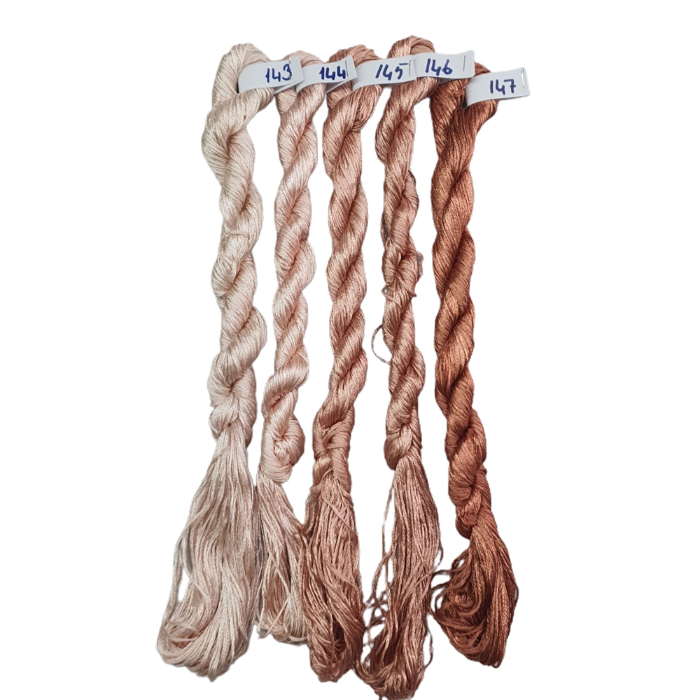 Nakışlık Çamaşır İpeği İpliği No 143-147 Taba