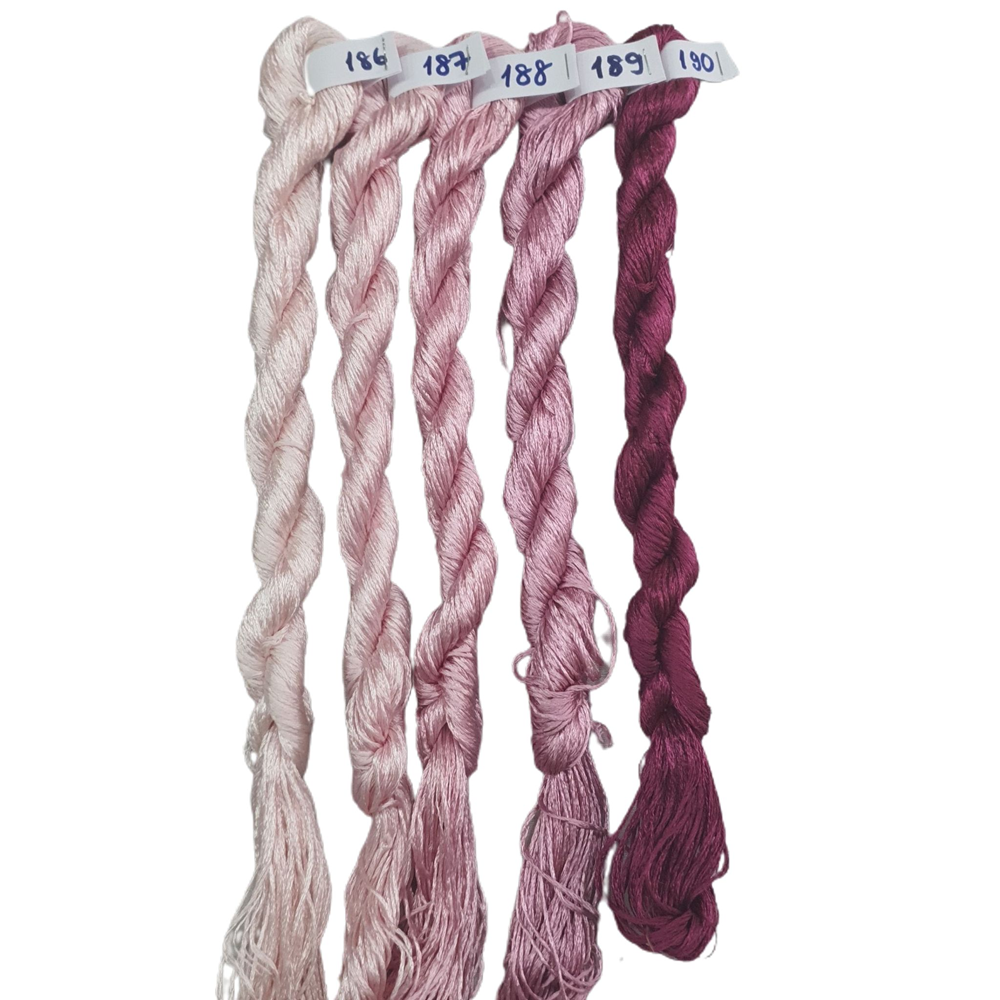 Nakışlık Çamaşır İpeği İpliği No 186-190 Fuşya