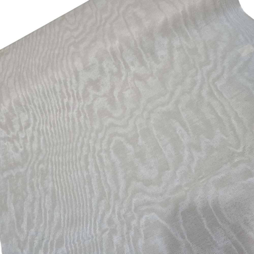 Kutnu Kumaş Muare Kumaşı 50 cm Naturel