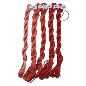 Nakışlık Çamaşır İpeği İpliği No 125 Kırmızı 5/2