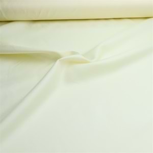 İpek Twill Kumaş (%100 İpek) 140 Cm Krem
