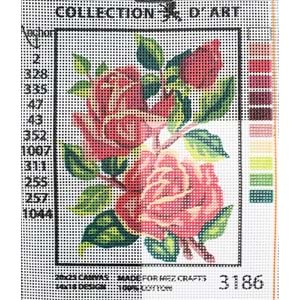 Goblen 20X25 Kırmızı Gül 3186