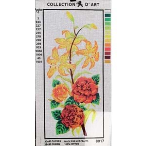Goblen 30X60 Sarı Zambak 8017