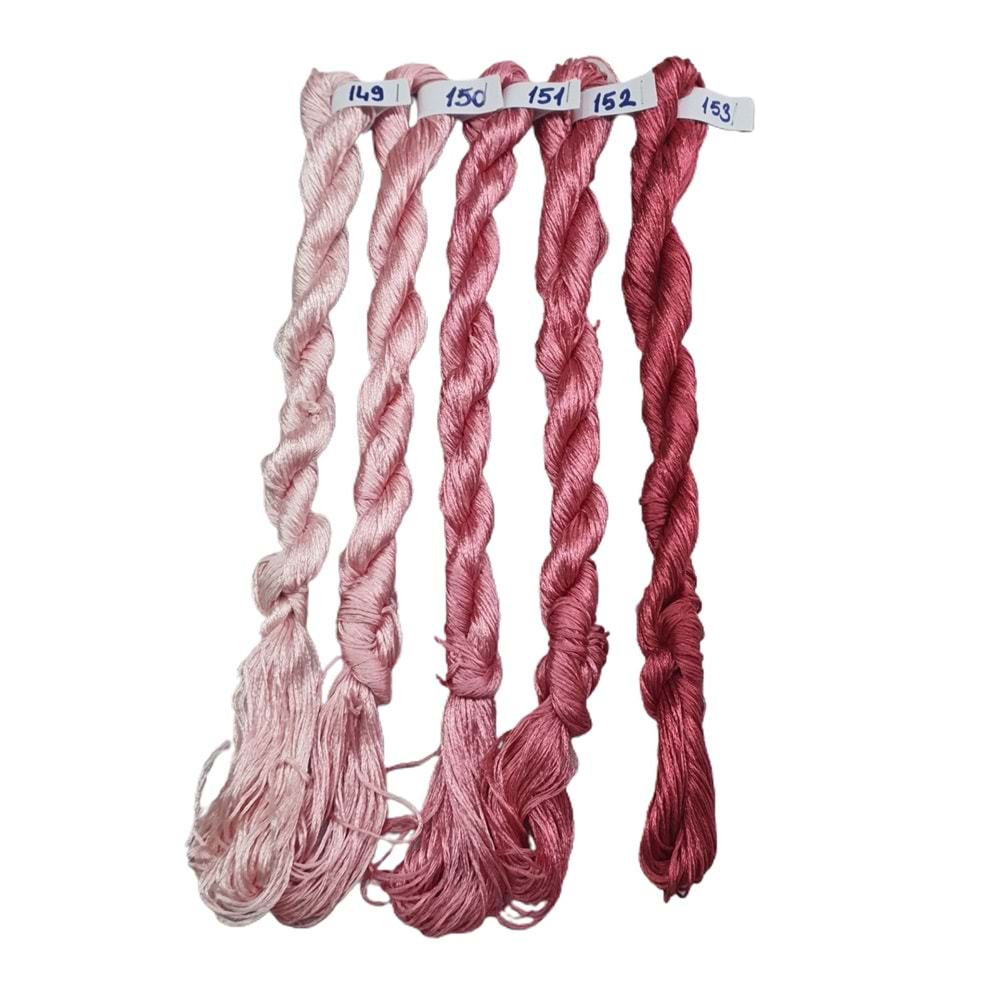 Nakışlık Çamaşır İpeği İpliği No 150 Şeker Pembe 5/2