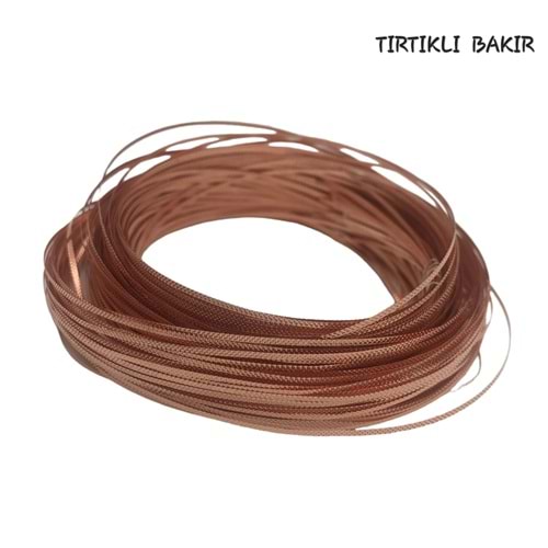 Tel Kırma Eskitme Tırtıklı 50 Mt Bakır