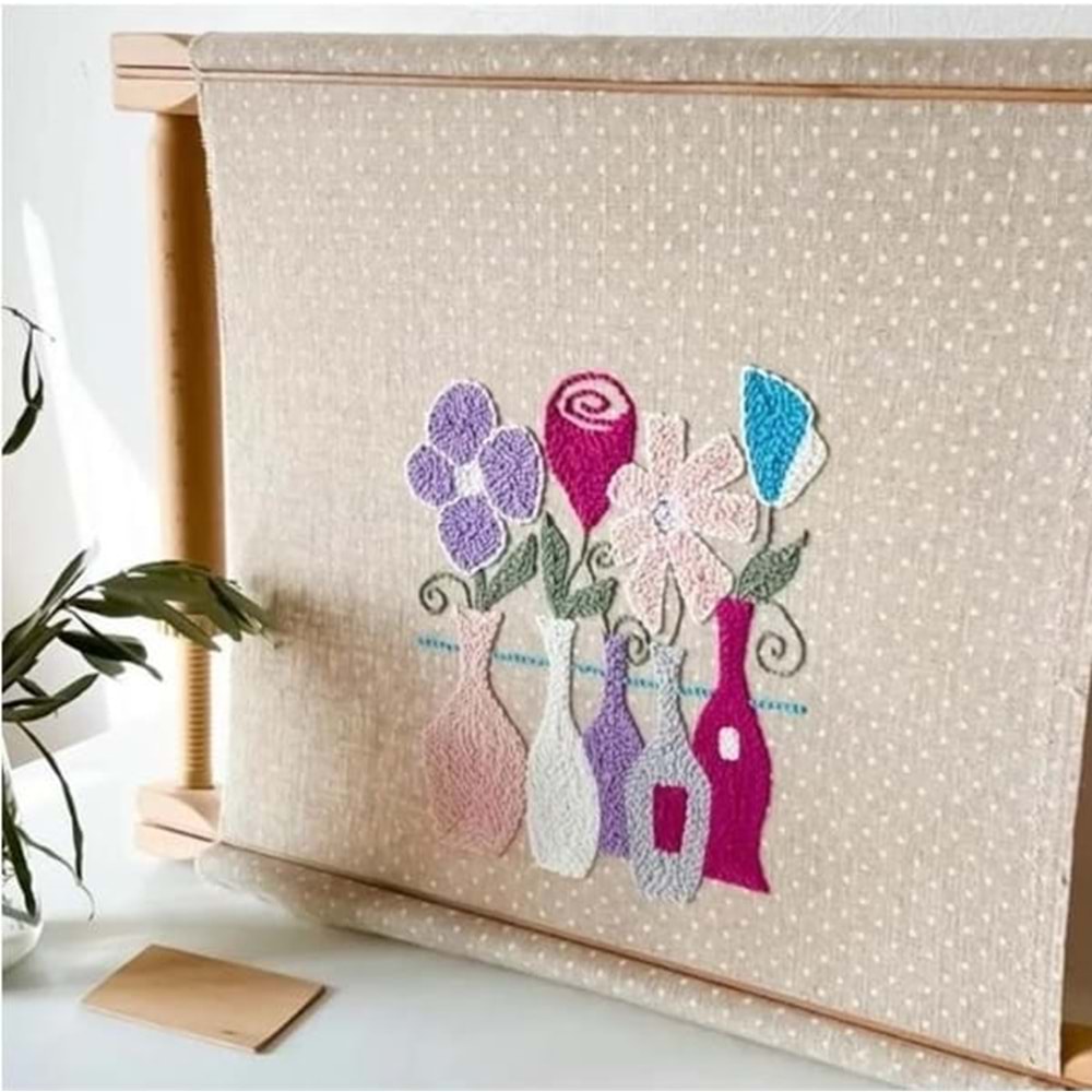 Nurge Ayarlı Nakış Çerçevesi 30*75 Cm