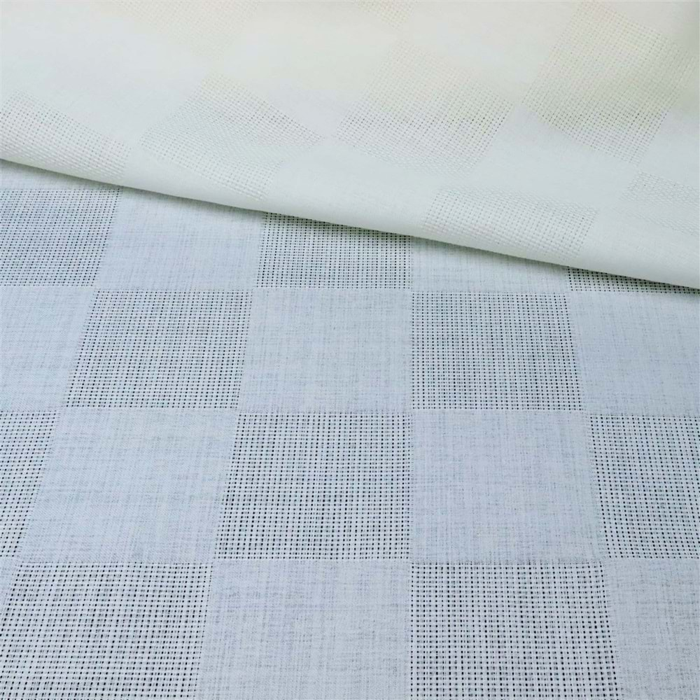 Linen Jakar Düz 2511-160 Cm Krem