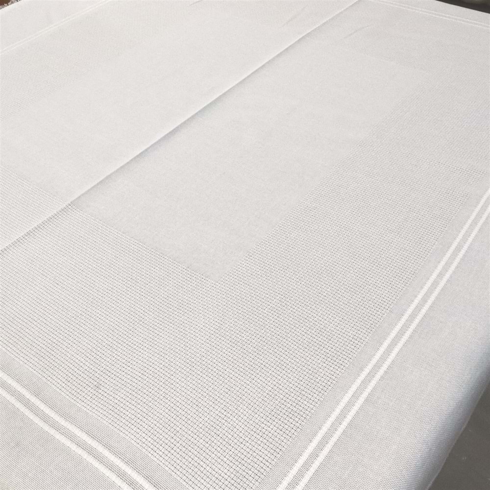 New Raporlu Masa 110X110 Cm-Krem
