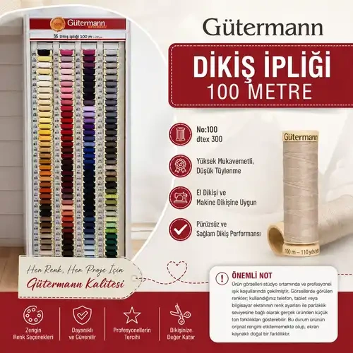 Gütermann Dikiş İpliği 100 Mt