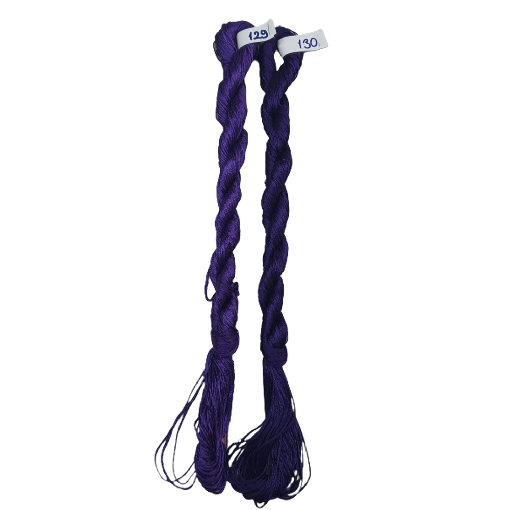 Nakışlık Çamaşır İpeği İpliği No 129-130 Menekşe Moru