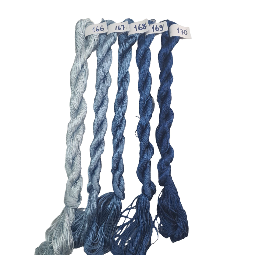 Nakışlık Çamaşır İpeği İpliği No 166-170 Mavi