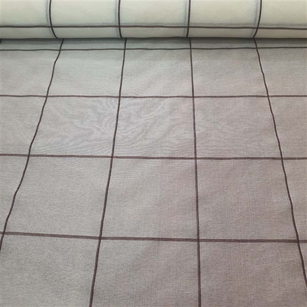 Ödemiş İpeği Organze 100 Cm Naturel Ekose