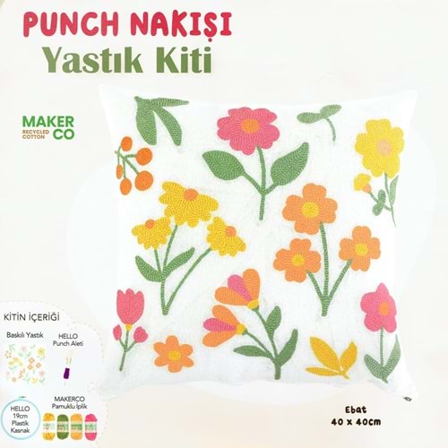 Punch Yastık Nakış Kiti Pnk66
