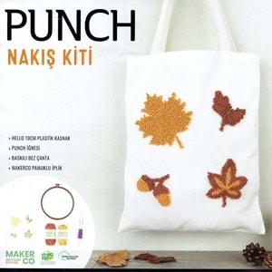 Punch Çanta Nakış Kiti Sonbahar