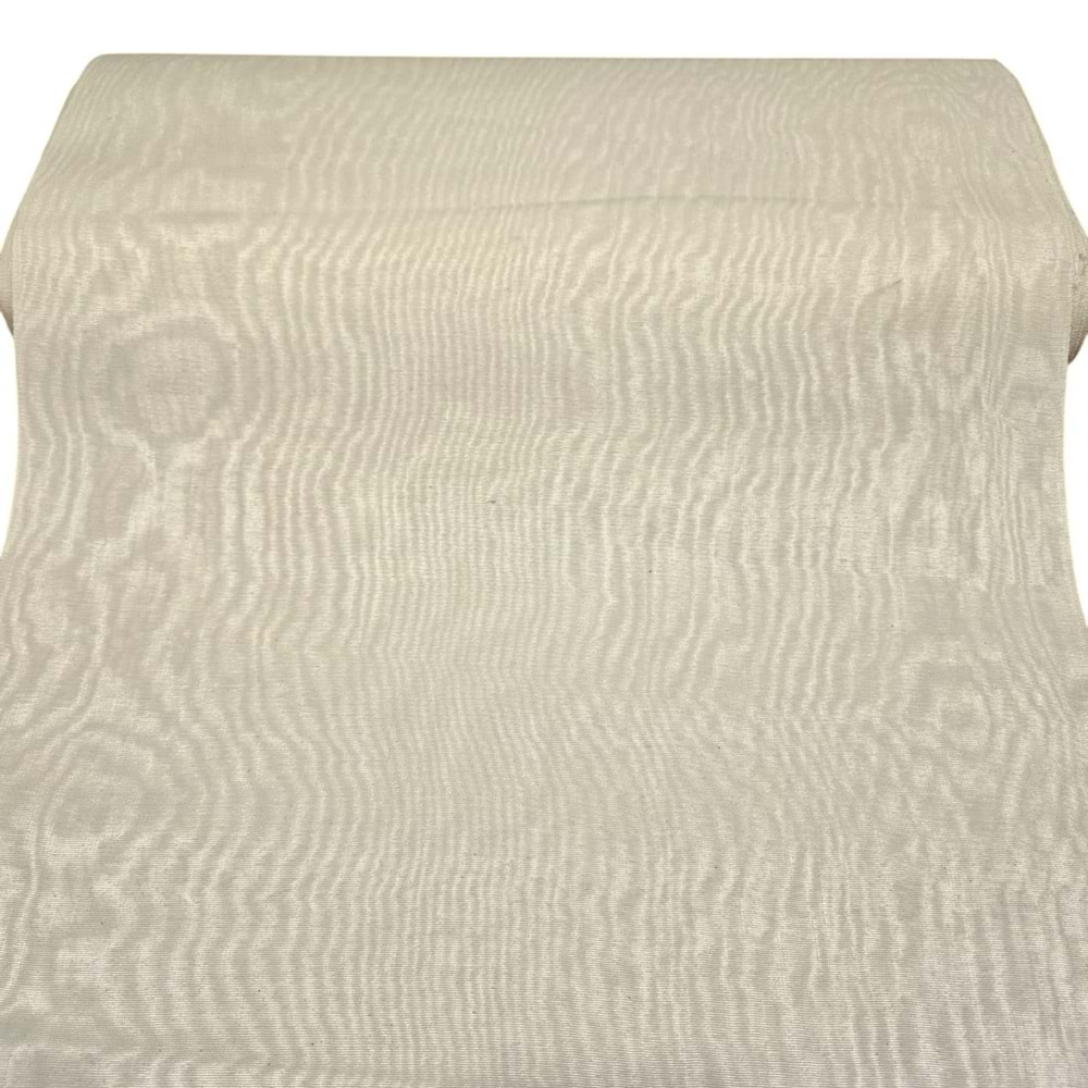 Kutnu Kumaş Muare Kumaşı 50 cm Krem