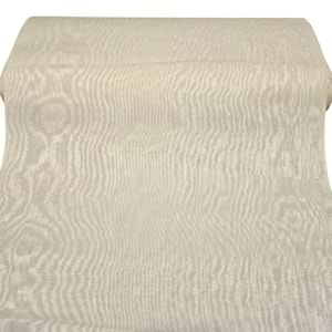 Kutnu Kumaş Muare Kumaşı 50 cm Krem
