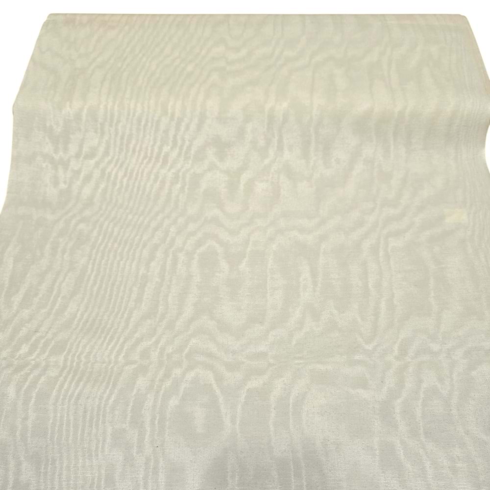 Kutnu Kumaş Muare Kumaşı 50 cm Krem